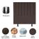 Cabeceira Estofada De Cama Casal King 195 Cm Laura Corino Marrom