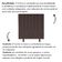 Cabeceira Estofada De Cama Casal King 195 Cm Laura Corino Marrom