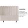 Cabeceira Nuvem Cama Box Queen 160 Cm Alanis Suede Bege