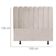 Cabeceira Nuvem Cama Box Queen 160 Cm Alanis Suede Bege
