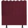 Cabeceira Nuvem Cama Box Queen 160 Cm Alanis Suede Bordô
