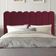 Cabeceira Nuvem Cama Box Queen 160 Cm Alanis Suede Bordô