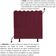 Cabeceira Nuvem Cama Box Queen 160 Cm Alanis Suede Bordô