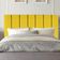 Cabeceira De Cama Solteiro Box 100 Cm Karla Carla Suede Amarelo