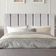 Cabeceira Estofada De Cama Casal Box 140 Cm Maria Linho Cinza Claro