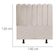 Cabeceira Nuvem Cama Box Casal 140 Cm Alanis Suede Bege