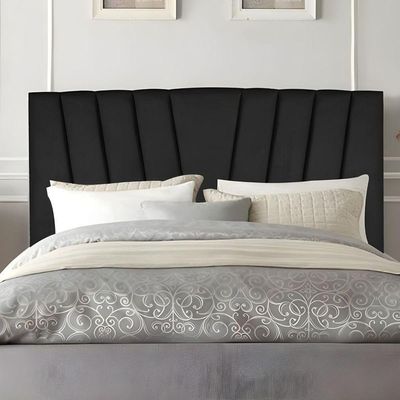Cabeceira Solteiro Cama Box Estofada 90 Cm Antonella Corino Preto