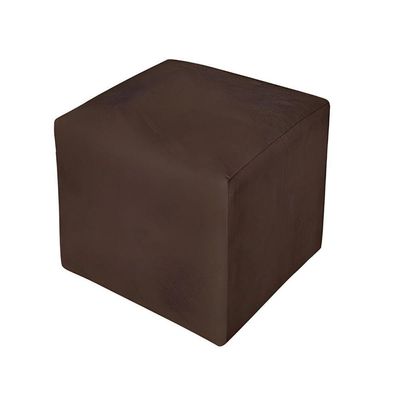 Poltrona Decorativa Amamentação Balanço E Puff Bebê Suede Marrom