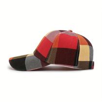 Boné De Beisebol Com Bloco De Cores, Chapéus Masculinos, Presentes Para Eles Vermelho