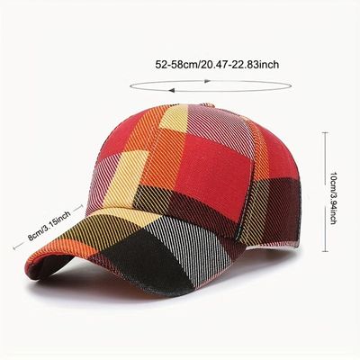 Boné De Beisebol Com Bloco De Cores, Chapéus Masculinos, Presentes Para Eles Vermelho
