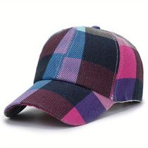 Boné De Beisebol Com Bloco De Cores, Chapéus Masculinos, Presentes Para Eles Roxo