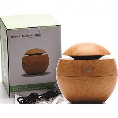 Umidificador/Aromatizador D Ambientes Usb Ultrassônico Mini Bolinha Clara