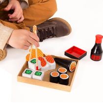 Brincando De Comidinhas - Kit Sushi - Madeira - 348 - New Art