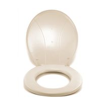 Assento Premium Para Vaso Sanitário Universal Oval Areia