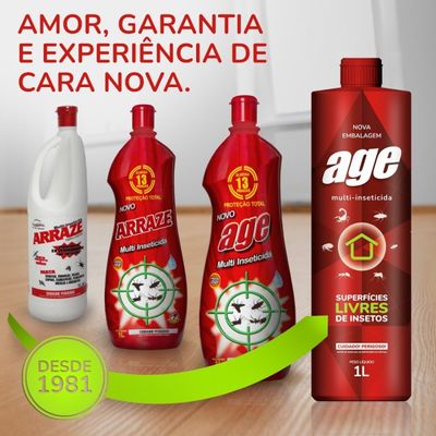 Veneno Arraze Age Para Insetos Formigas Baratas 1 Litro Age