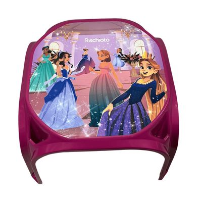 Mesa Infantil Rosa + 01 Cadeira Infantil Rischioto Kit