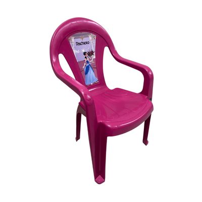 Mesa Infantil Rosa + 01 Cadeira Infantil Rischioto Kit