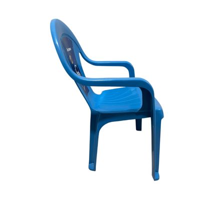 Mesa Infantil Azul + 01 Cadeira Infantil Rischioto Kit