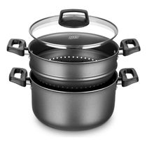 Panela A Vapor Cozivapor Antiaderente 3,2 L Grafite Mta