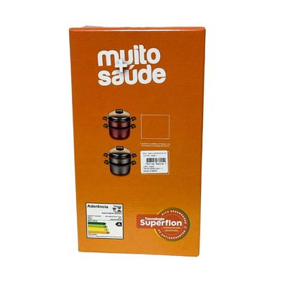 Panela A Vapor Cozivapor Antiaderente 3,2 L Grafite Mta
