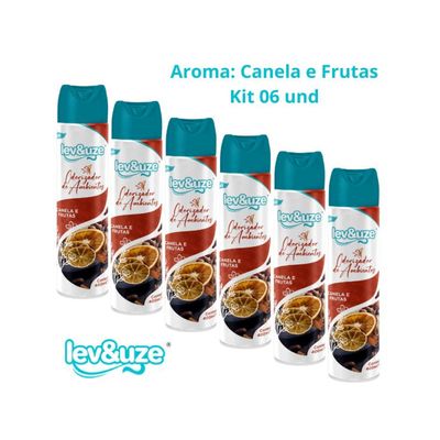 Odorizador Purificador Cheiro Ambiente Lev&uze Canela F 06