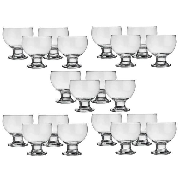 Kit 20 Potes de Sobremesa Doces 400ml Vidro Restaurante Hotel Eventos Paulista Nadir