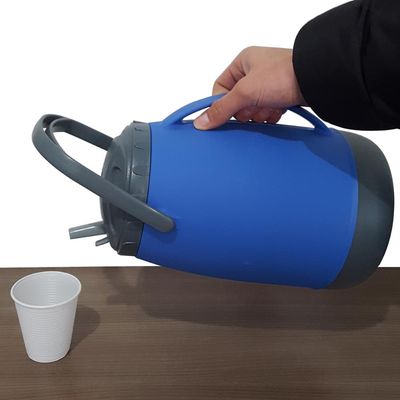 Garrafa Térmica Soprano Atacama 2,5 Litros Resistente Azul Azul