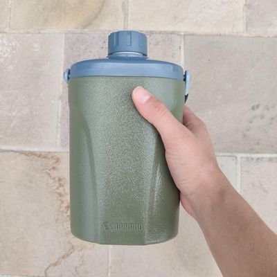 Cantil Térmico Safari Soprano 1 Litro Garrafa Pesca Barraca Verde Verde