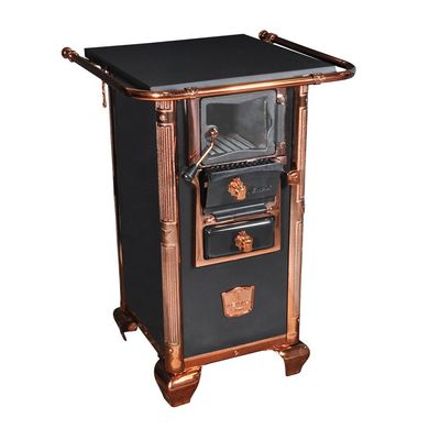 Fogao a Lenha Venax n 00 Princess Preto Rose Gold