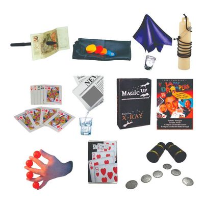 Kit de Magicas Magic Box 2 Com Caneta E Moeda Surpresa