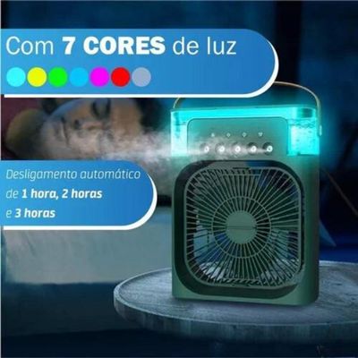 Ventilador Portátil De Mesa Mini Ar Condicionado Umidificado