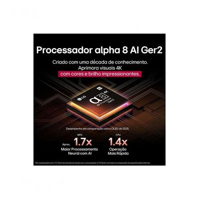 Smart TV LG OLED AI B5 4K De 55 Polegadas 2025 Bivolt