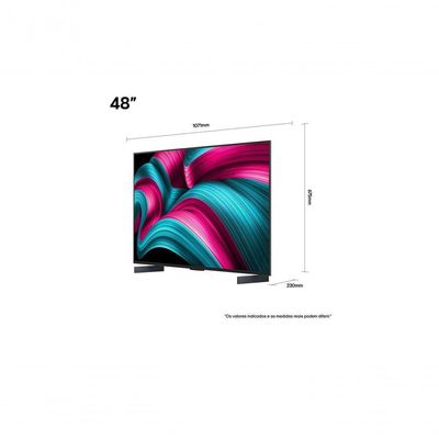 Smart TV LG OLED Evo AI C5 48 Polegadas OLED48C5PSA Bivolt