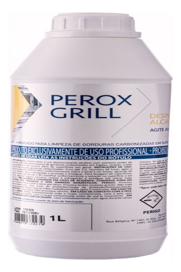 Perox Grill Desincrustante Alcalino Gorduras Carbonizadas