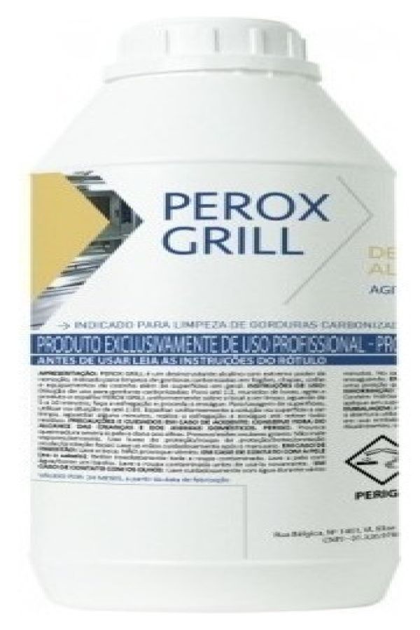 Perox Grill Kit Limpeza Gorduras Carbonizadas Limpa Forno