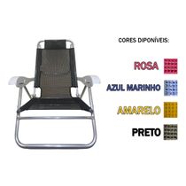 Cadeira Reclinavel Preguiçosa Sanete Ronchetti 120 Kg 05 Pos