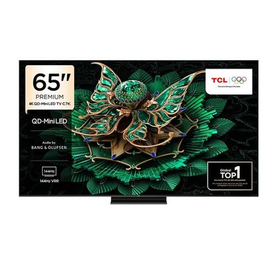 Smart TV 65” TCL 65C7K 4K QD-Mini Led 144Hz com Sistema Operacional Google TV Bivolt