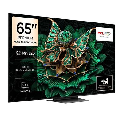 Smart TV 65” TCL 65C7K 4K QD-Mini Led 144Hz com Sistema Operacional Google TV Bivolt