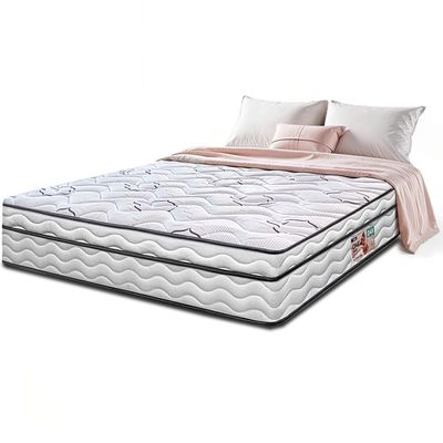 Colchão King Cama InBox Moderne Ortopédico com Camada Especial de Espuma D45 25x193x203cm - Branco/Grafite
