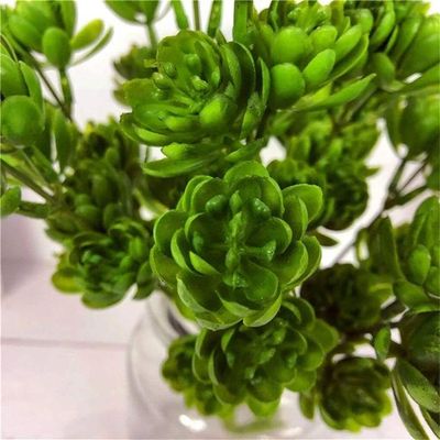 Kit 12 Planta Artificial Broto Suculenta Arranjo Flor 30cm