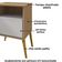 Mesa De Cabeceira 1 Gaveta 45 Cm Cancun Bechara Cinamomo Off White