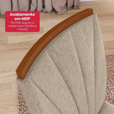 Conjunto Sala De Jantar Mesa Easy Pop 6 Cadeiras Confort