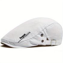 Boina Com Design De Estrela - Tecido Elegante E Não Elástico, Lavável Branco