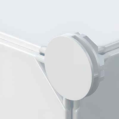 Armário Organizador Modular Com 8 Módulos Sapateira Porta-trecos E Guarda-roupa - Branco