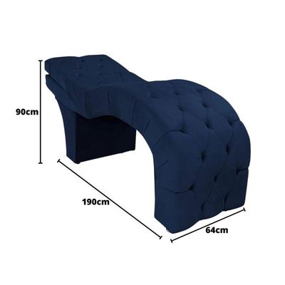 Maca Para Estética Facial Cílios Sobrancelhas Suede Maíra Azul Marinho