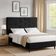 Cabeceira Cama Box Casal 90 Cm Virgínia Suede Preto