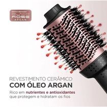 Escova Secadora Mondial Black Rose Argan ES-14 Bivolt