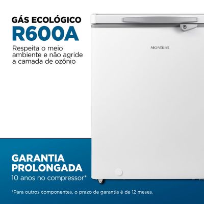 Freezer Horizontal 150L Mondial Branco - FHZ-01-W150 220V