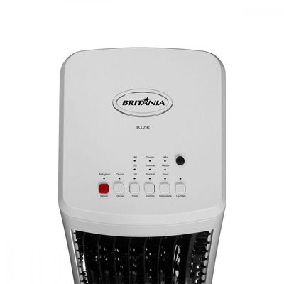 Climatizador De Ar Britânia Bcl05f Frio 4l Com Controle Branco 220 V