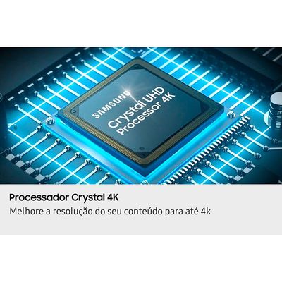 Smart TV 75 Polegadas U8600F 2025 Crystal UHD 4K Samsung UN75U8600FGXZD Preto / Bivolt